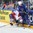 PARIS, FRANCE - MAY 14: Czech Republic's Radko Gudas #3 bodychecks France's Jordann Perret #72 during preliminary round action at the 2017 IIHF Ice Hockey World Championship. (Photo by Matt Zambonin/HHOF-IIHF Images)
